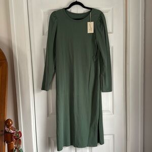 Universal threat long sleeve tshirt maxi dress. Brand new with tags. Size Small